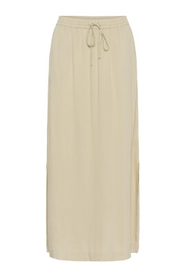 feather-gray-skirt-with-elastic-waist