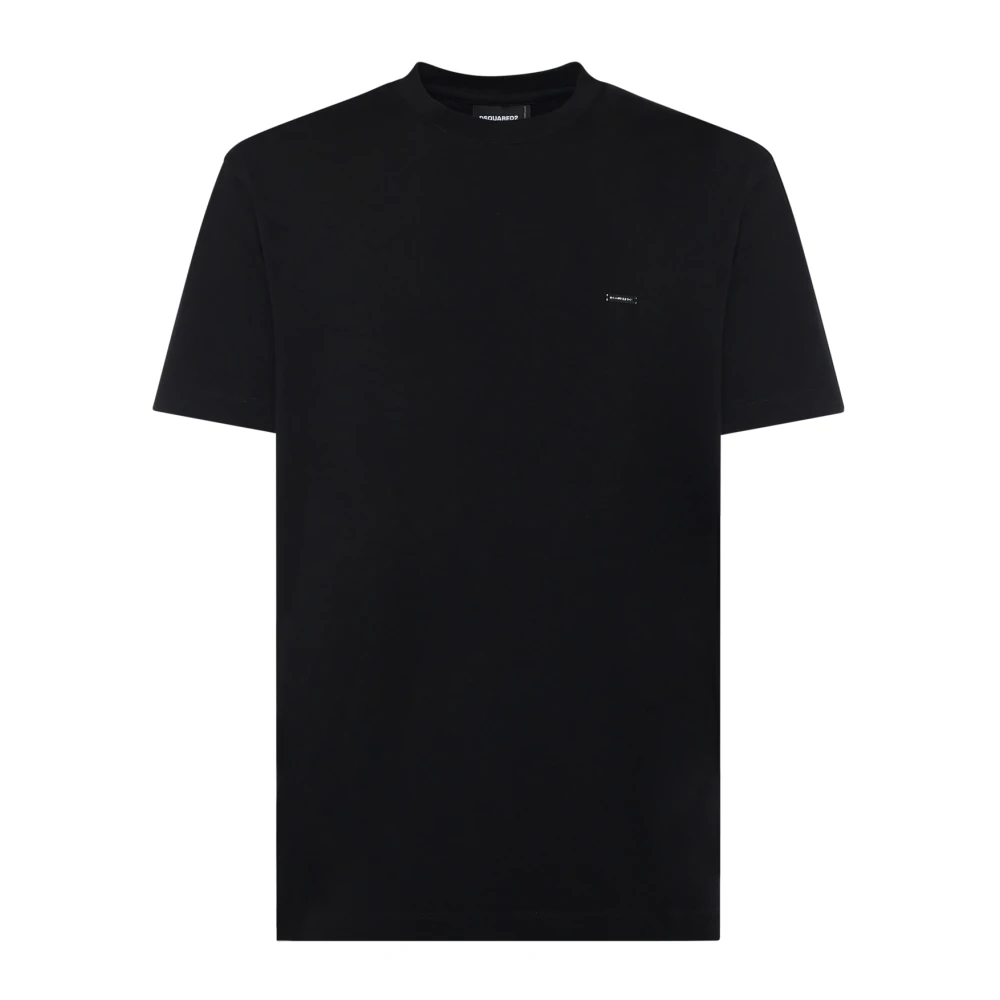Dsquared2 Men's Black T-Shirts, 2XL, T-Shirt With Logo