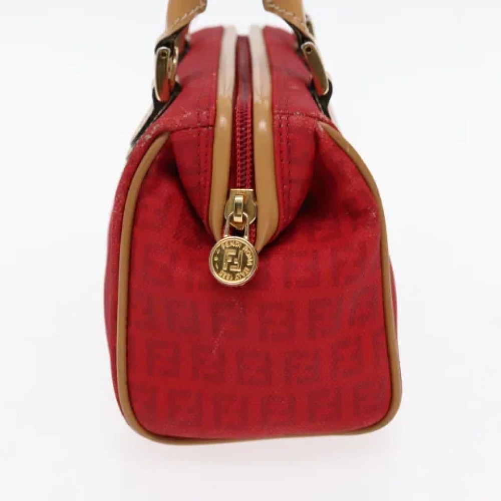 Fendi Vintage Pre-owned Canvas fendi-bags Red Dames