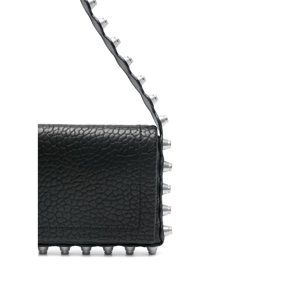 alexander wang Zwarte Schoudertas met Magnetische Sluiting Black Dames