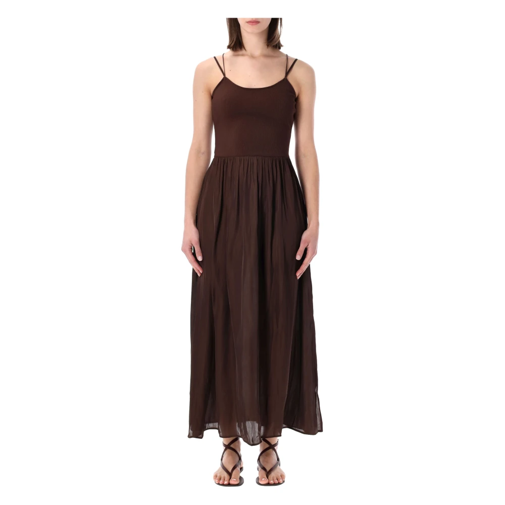 Sessun Women's Brown Maxi Dresses, M, Sweet Mambo Long Dress