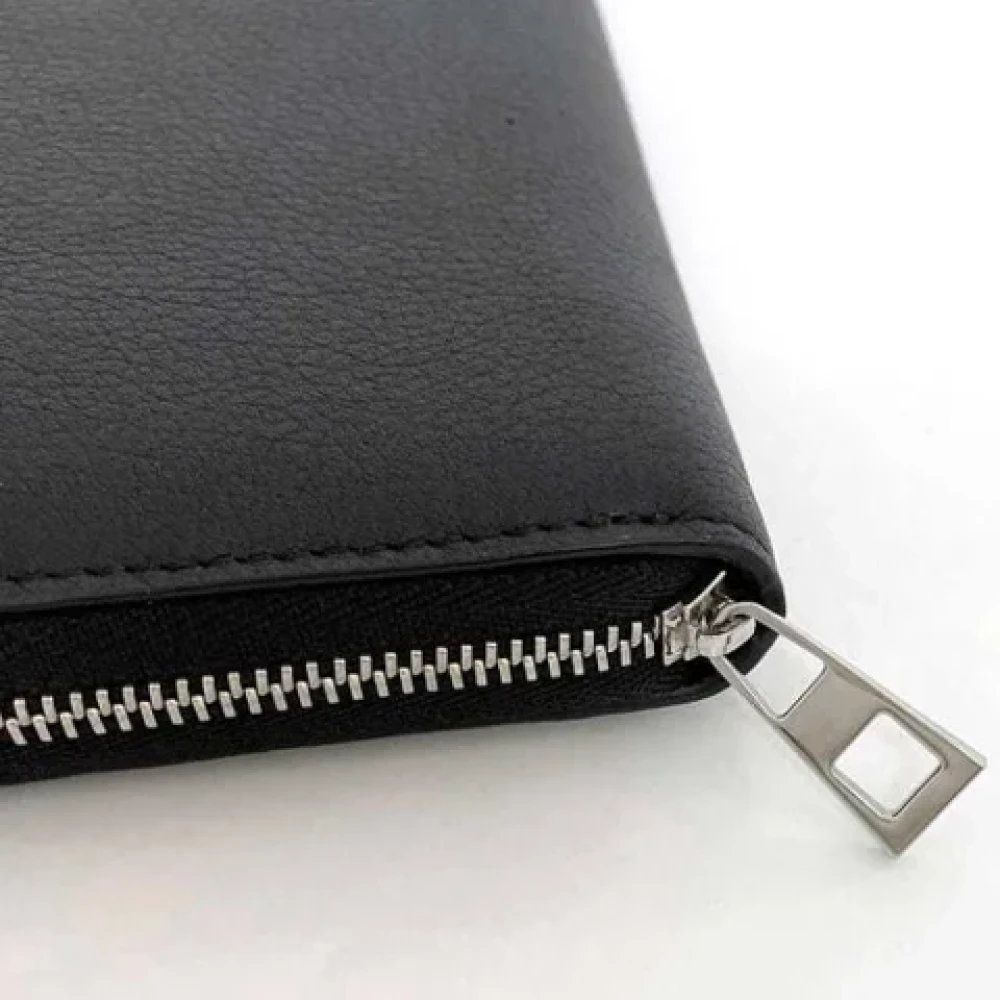 Loewe Pre-owned Leather wallets Black Heren