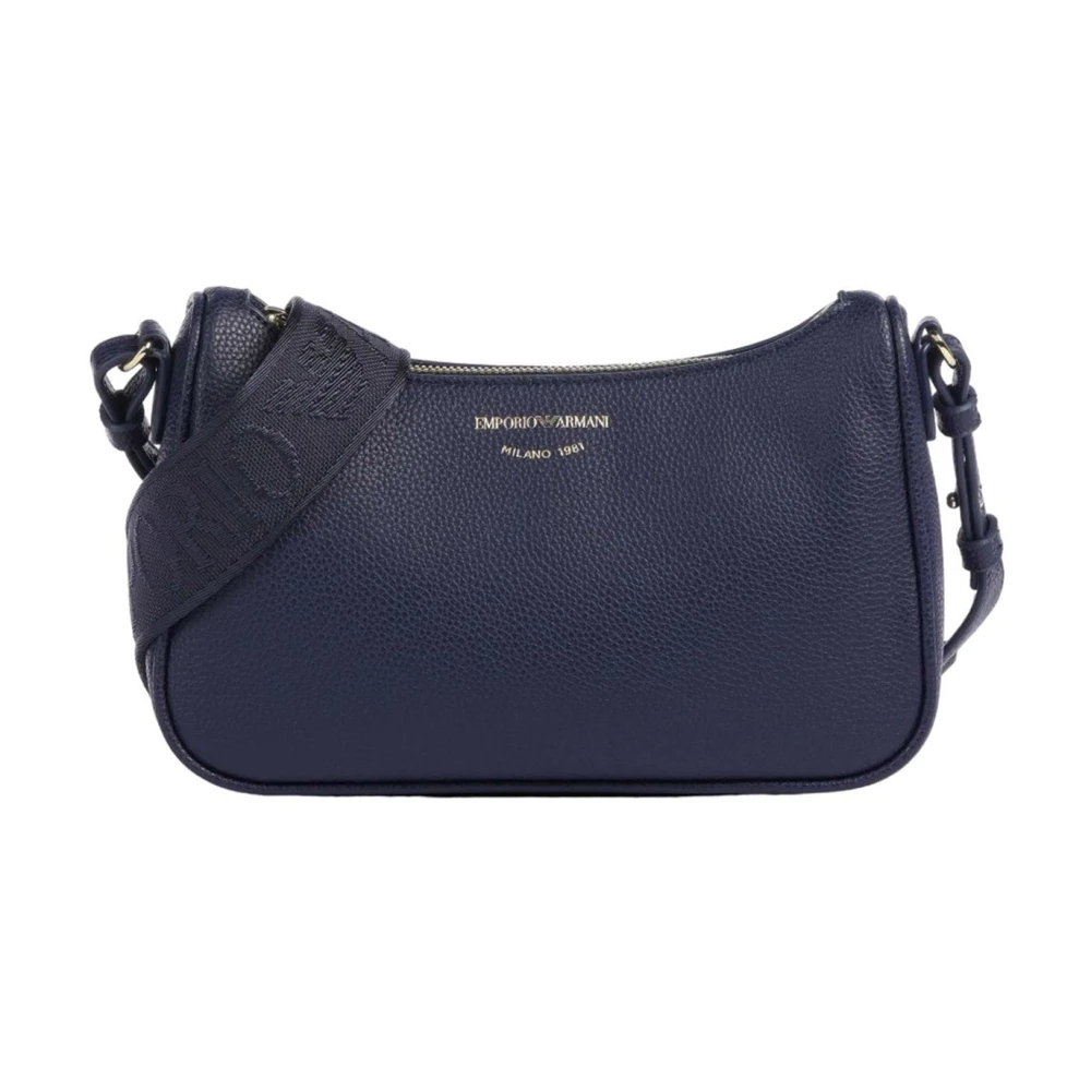 Giorgio Armani Blauwe Synthetische Dames Schoudertas Blue Dames