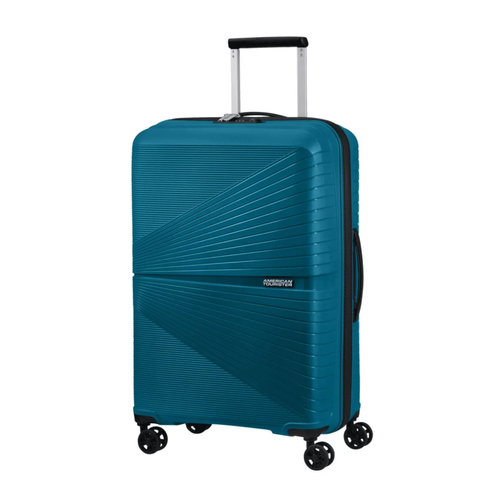 American Tourister Unisex Blue Suitcases, One Size, Airconic Travel Trolley