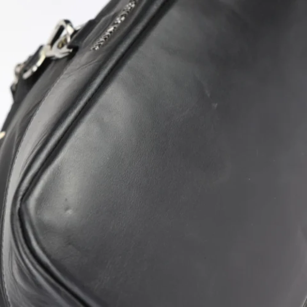 Jimmy Choo Pre-owned Leather shoulder-bags Black Dames