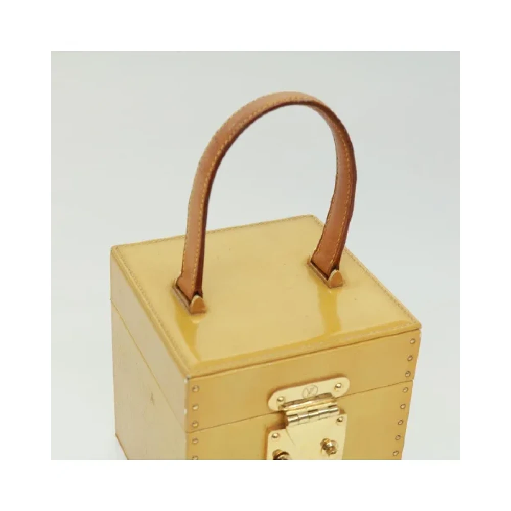 Louis Vuitton Vintage Pre-owned Leather home-office Beige Dames