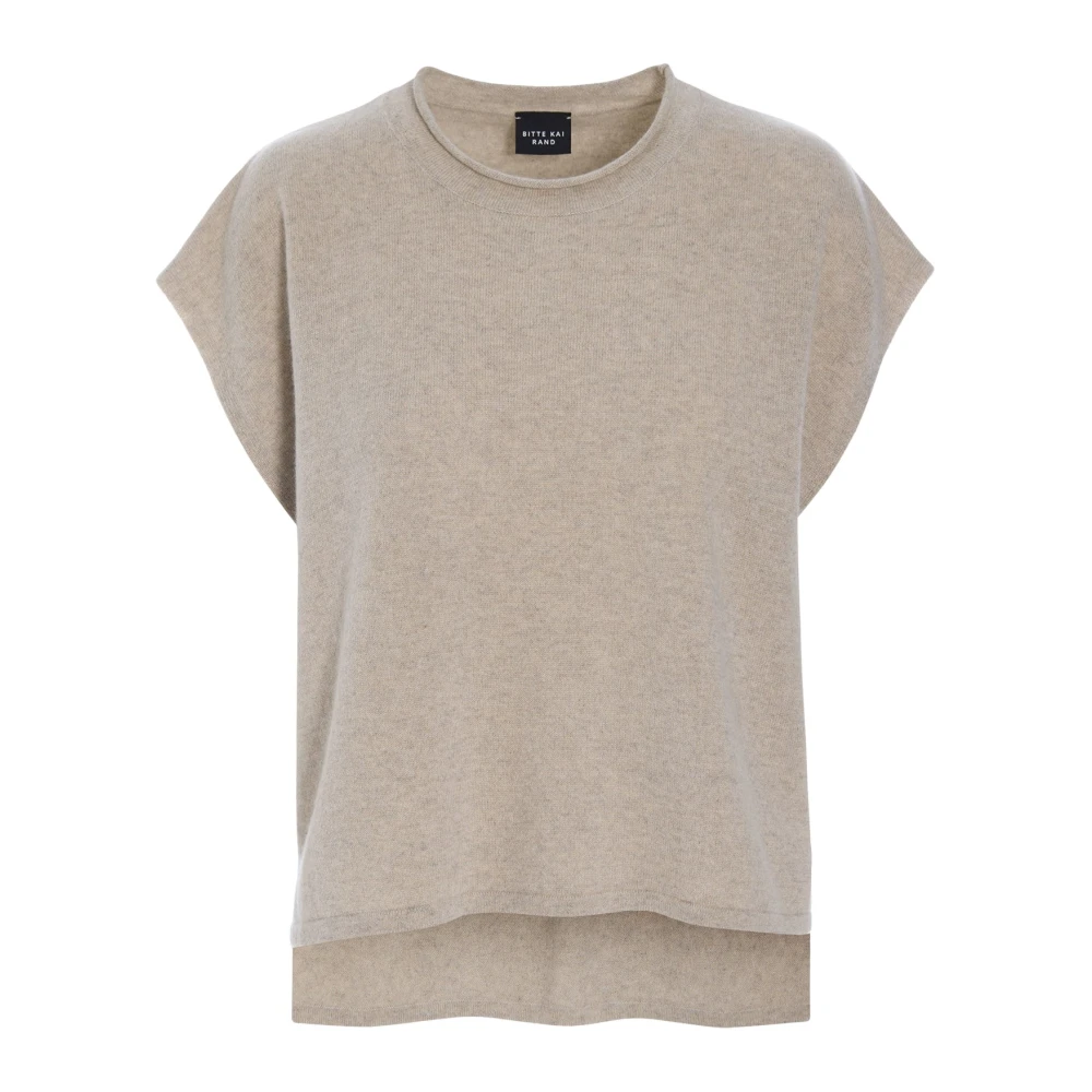 Bitte Kai Rand Beige Round-Neck Knitwear, Female, L, Round-Neck Knitwear