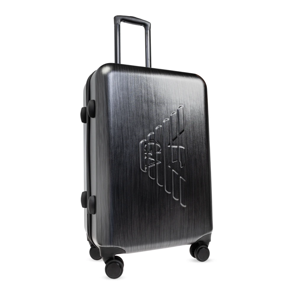 Emporio Armani Koffer met wielen Black Heren