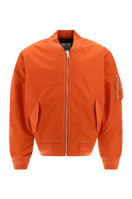 veste-en-nylon-orange-pour-homme