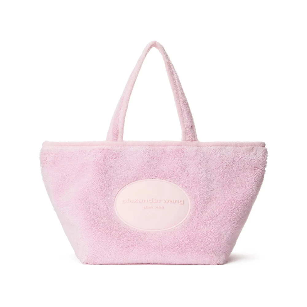 Alexander wang Lichtroze reliëflogo handtas Pink Dames