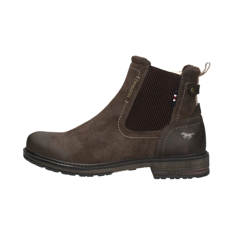 Mustang Mannelijk Bruin Schoenen Heren, 41 Eu, Chelsea Boots