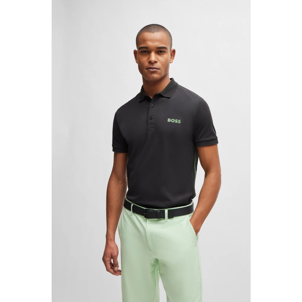 Boss Slim Fit Polo Shirt Gray Heren