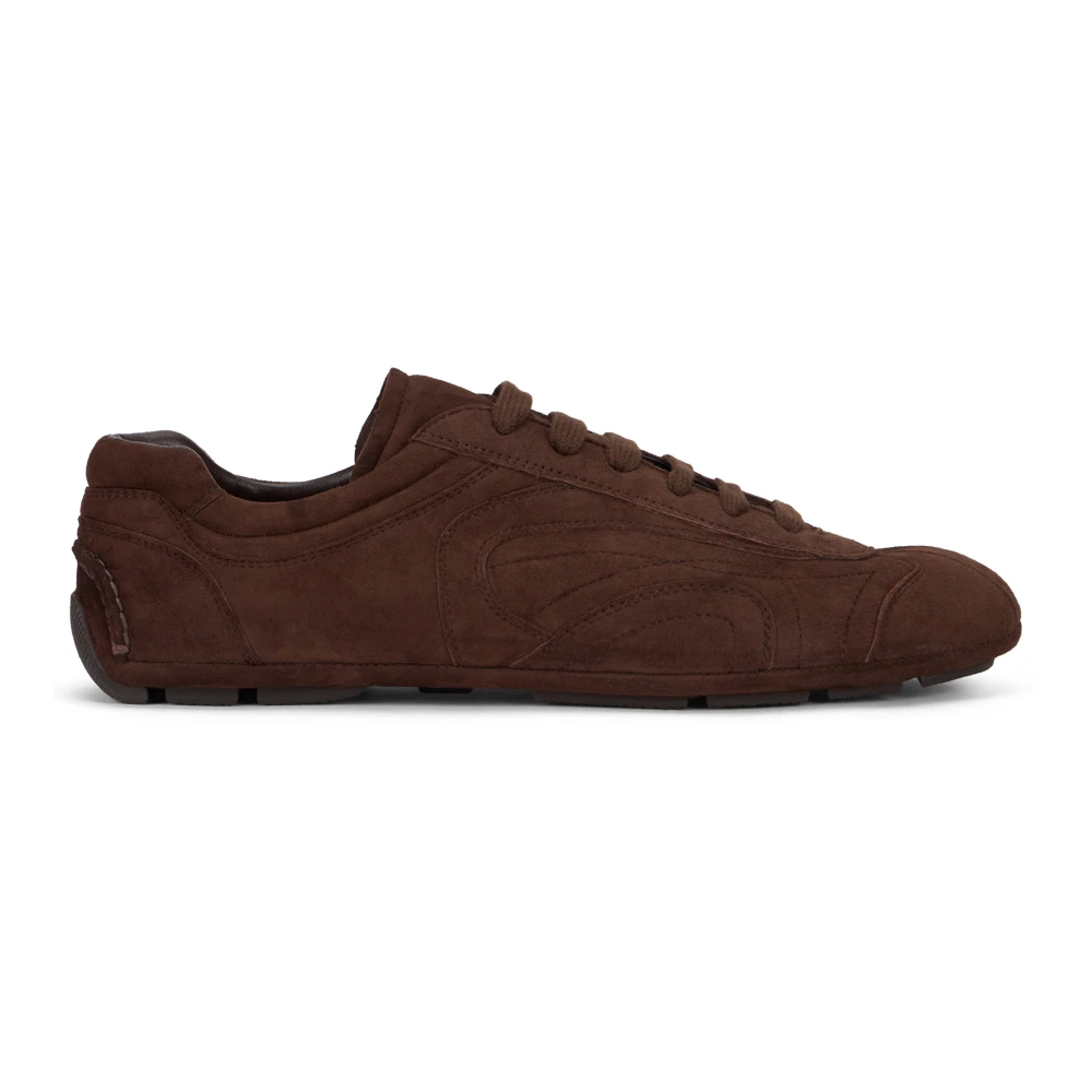 Prada Brown Montecarlo Re-Edition 2005 Trainers - Male - Sneakers - 10 Uk - Shoes