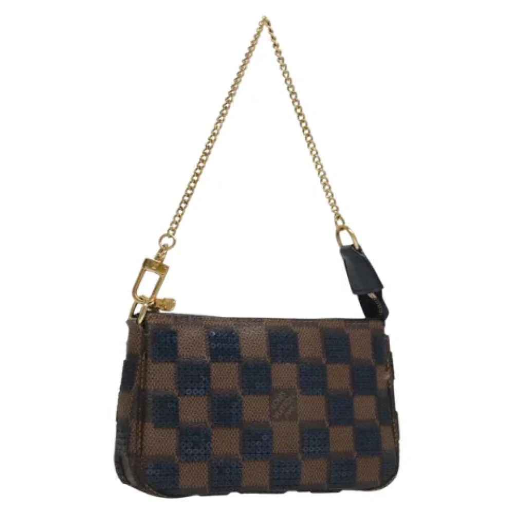 Louis Vuitton Vintage Pre-owned Canvas pouches Brown Dames