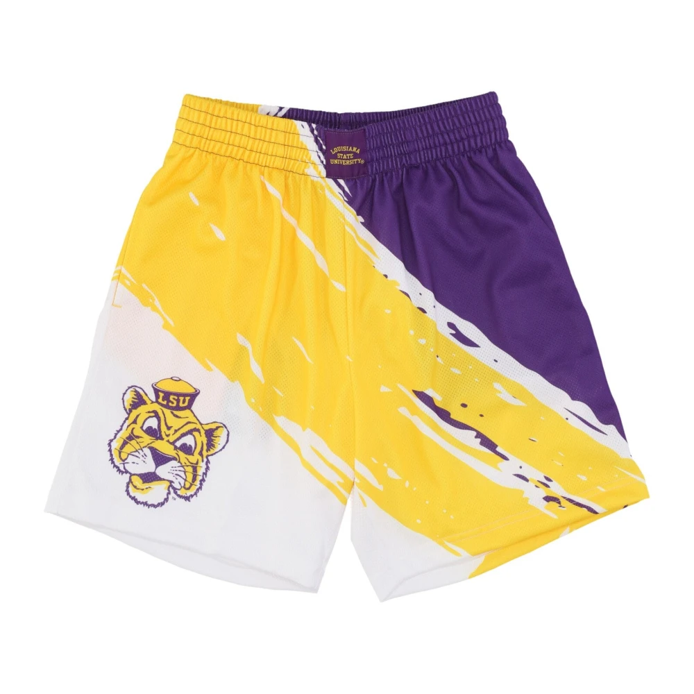 Mitchell & Ness Multicolor Training, Male, Xl, Lsu Tigers Basketball Shorts Sublimated Mesh