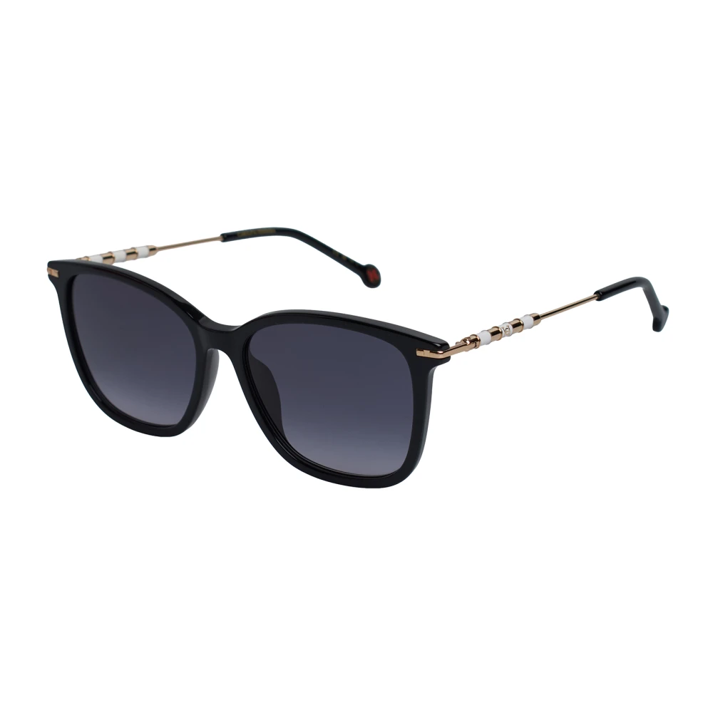 Carolina Herrera Vrouw Zwart Accessoires Dames, One Size, Oversized Square Zonnebril
