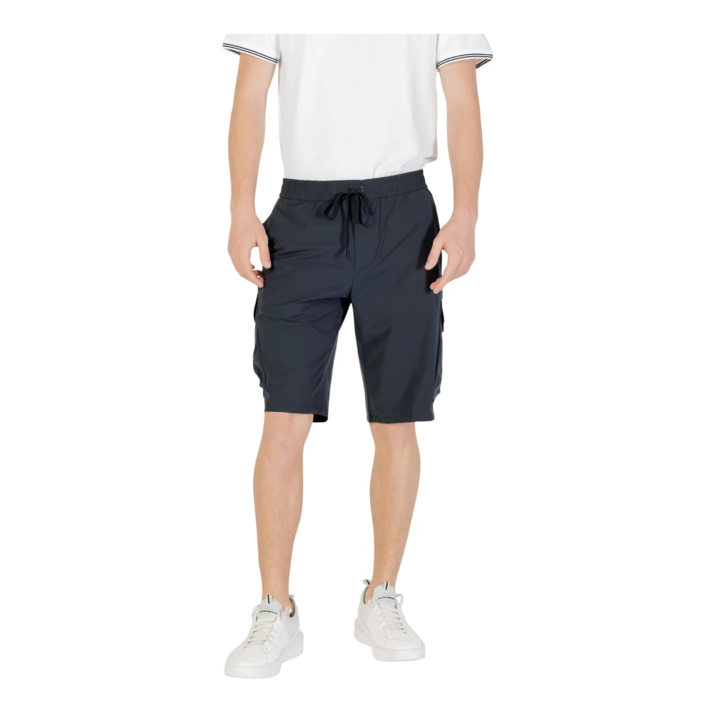 Hugo Men's Blue Casual Shorts, 2XL, Urbanex-Cargo Bermuda Shorts