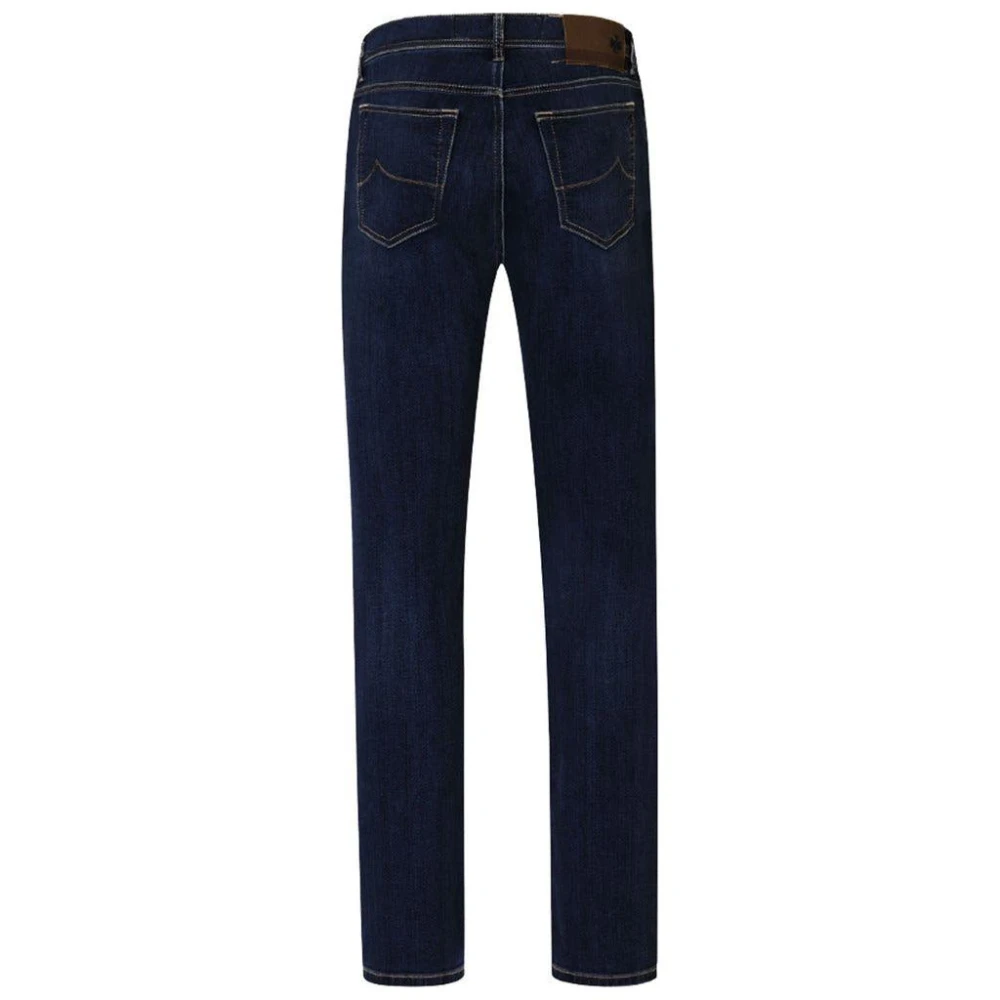 Jacob Cohën Donkerblauwe Slim Fit Stretch Jeans Blue Heren