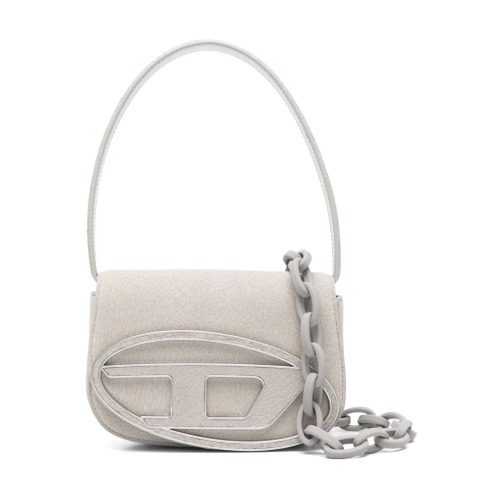 Diesel Zwarte schoudertas voor vrouwen Gray Dames