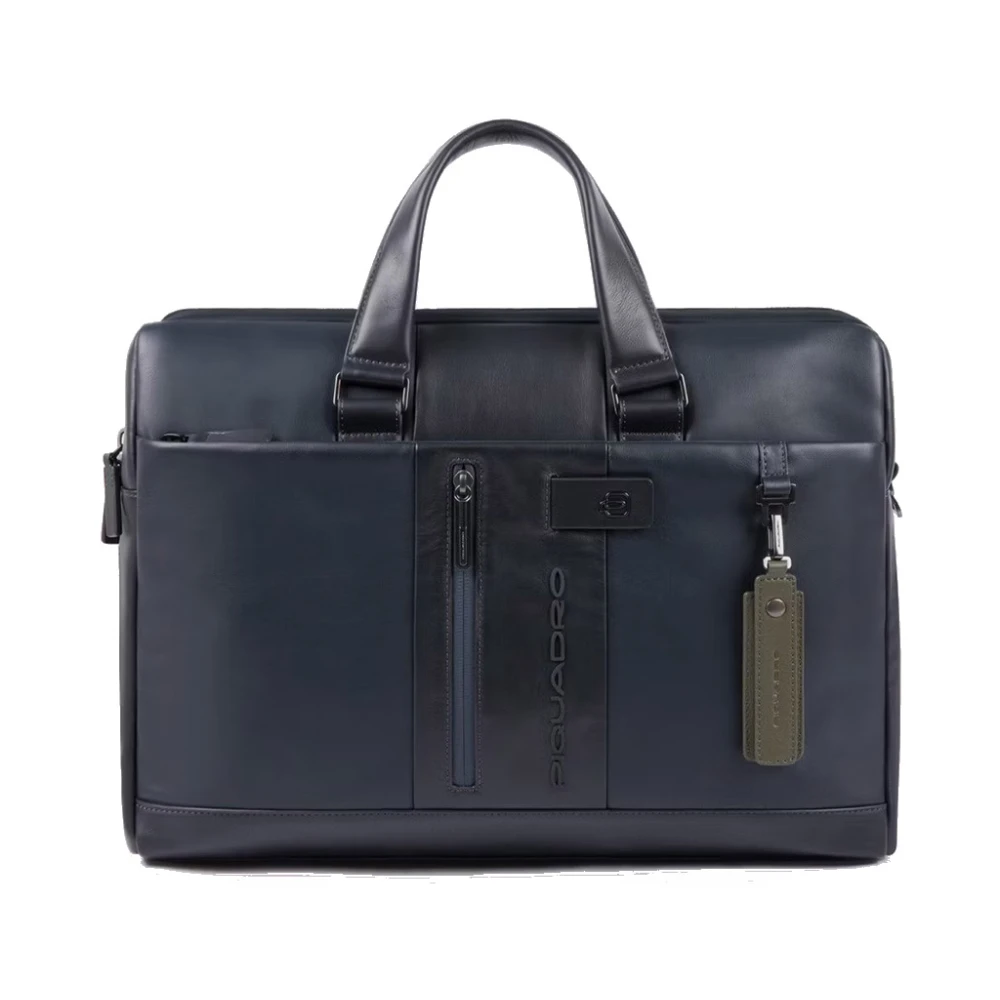 Piquadro Men's Blue Laptop Bags & Cases, One Size, Laptop Bags & Cases