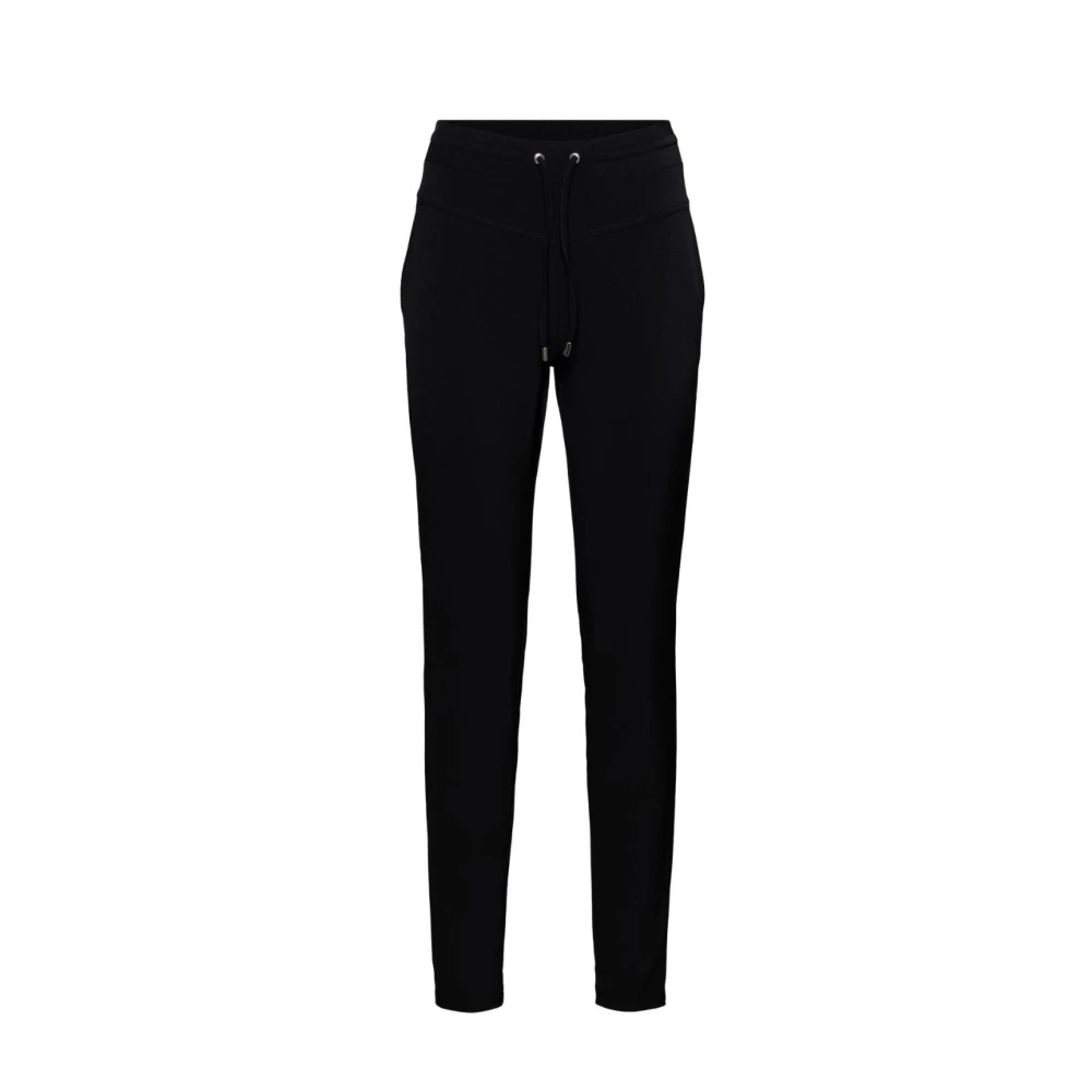 &Co Woman Joggingbroek voor heren comfortabel en stijlvol Black Dames