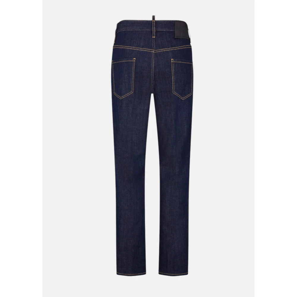 Dsquared2 Donkere Spoelwas Denim Jeans Blue Heren