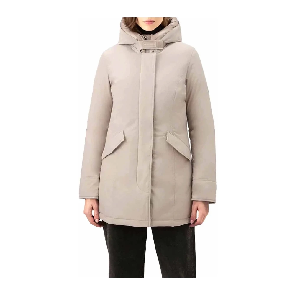 Woolrich Luxe Arctic Parka NF Oxford Tan Beige Dames