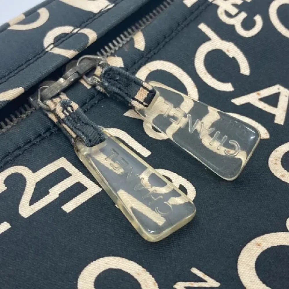Chanel Vintage Pre-owned Cotton chanel-bags Black Dames