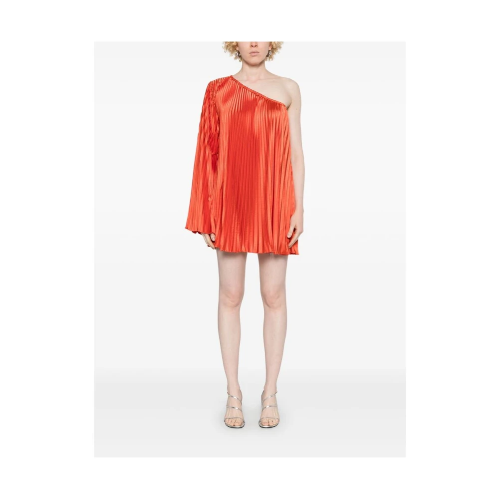 L'idée Wortel Oranje Asymmetrische Hals Jurk Orange Dames