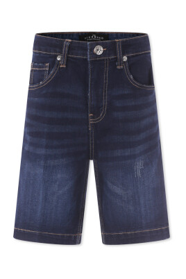 morke-denim-casual-shorts-med-slid-effekt-detaljer