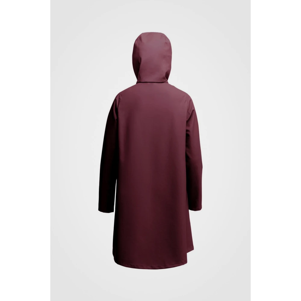 Stutterheim A-lijn Waterdichte Regenjas voor Vrouwen Red Dames