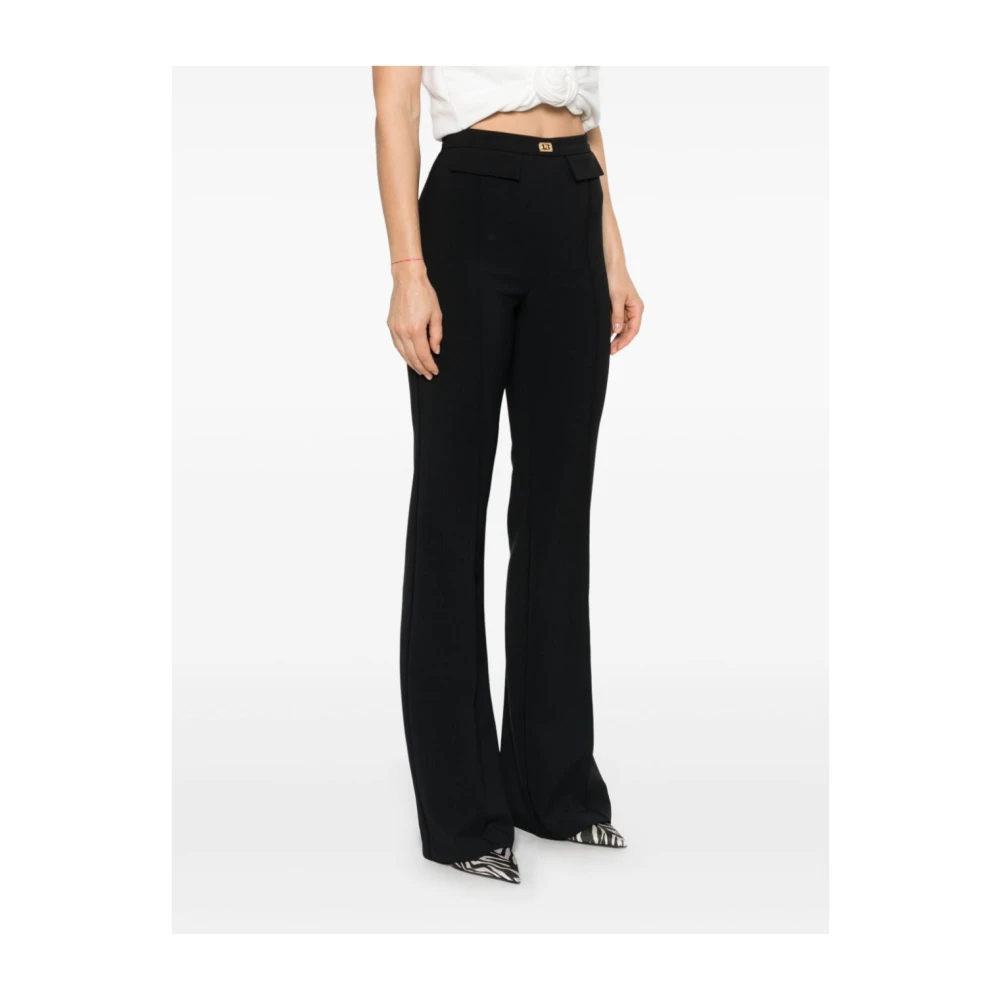 Elisabetta Franchi Nero Broek voor Vrouwen Black Dames