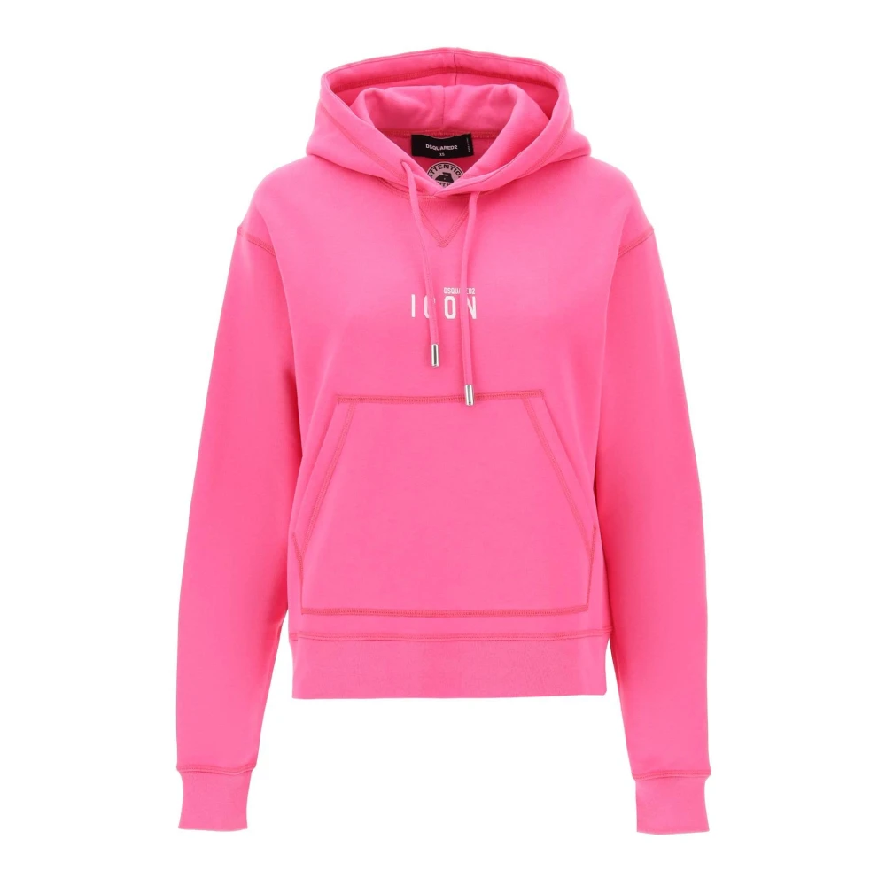 Dsquared2 Mini Icon Hoodie Pink Dames