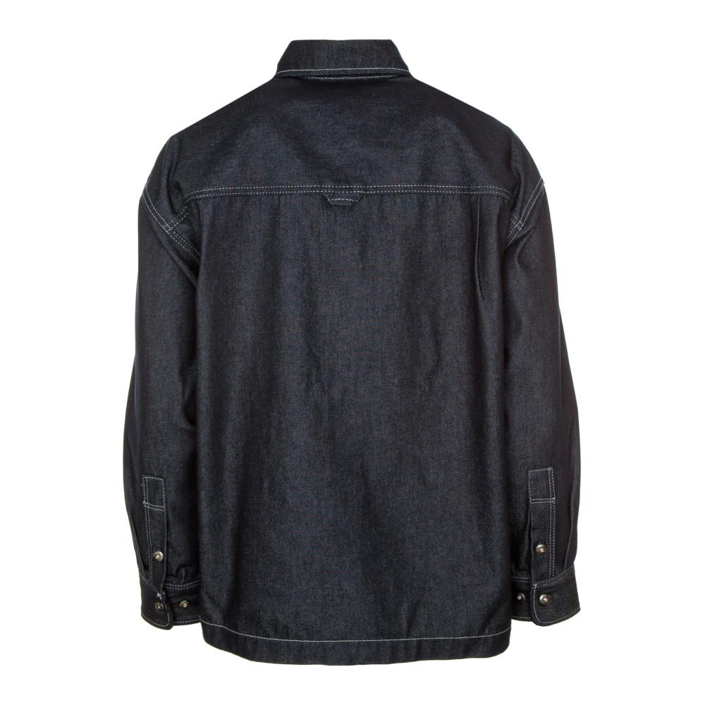 G-Star Oversized Shirt met Klassieke Kraag Blue Heren