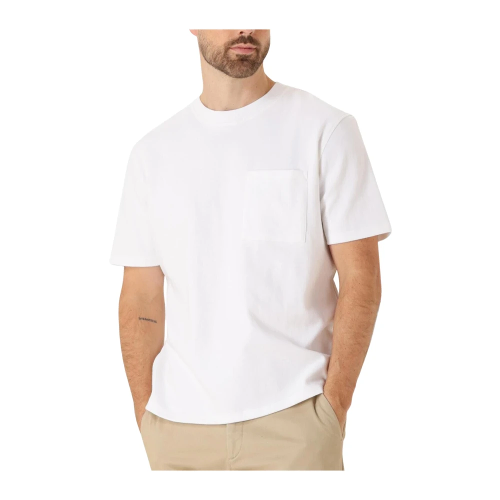 Dstrezzed Witte Box Tee voor Mannen White Heren
