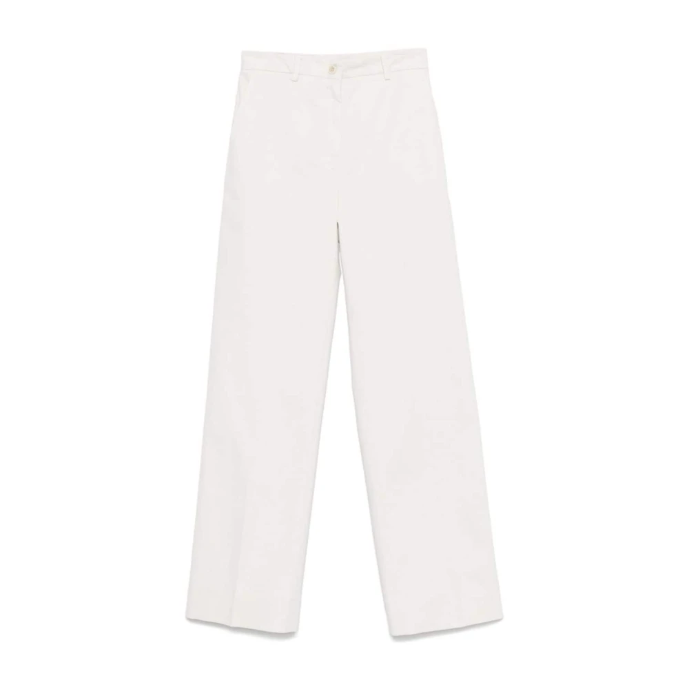 Antonelli Firenze Witte Twill Broek White Dames