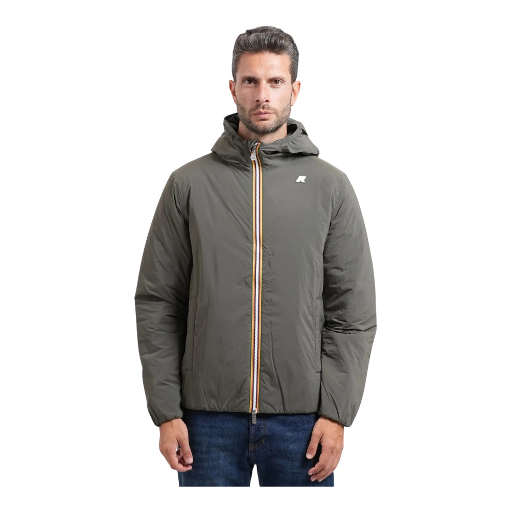 K-Way Uomo Verde Giacche, 2XL, New,
