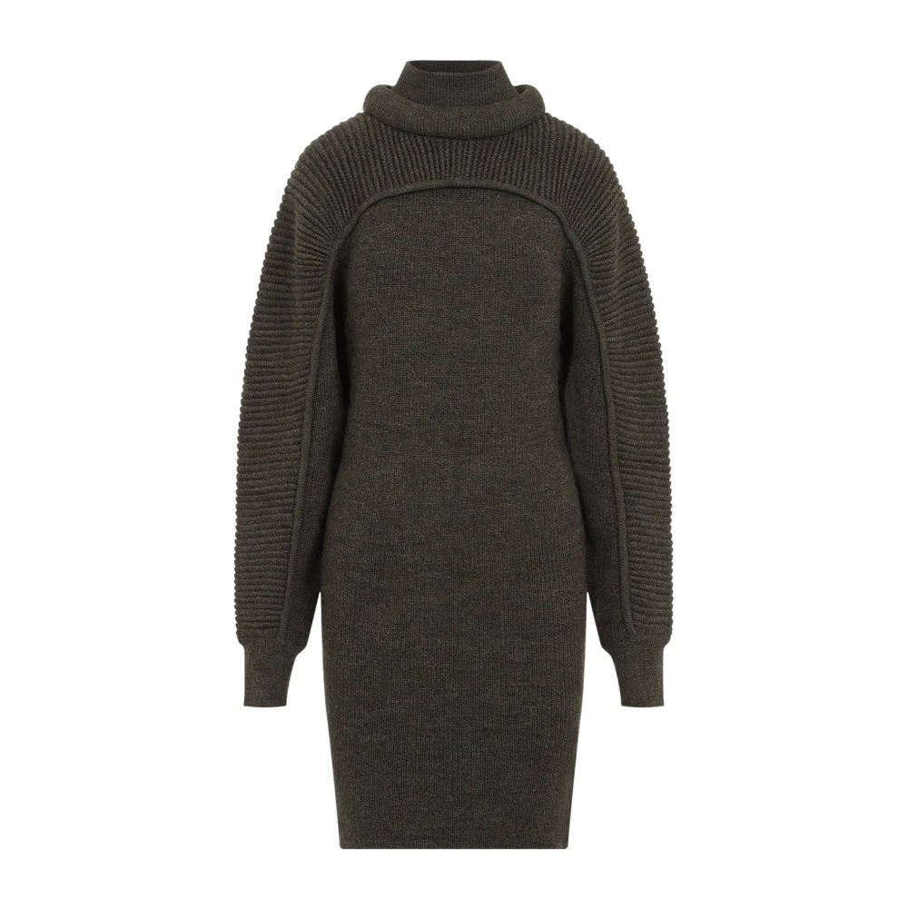 Isabel marant Groene Wollen Jurk voor Vrouwen Green Dames