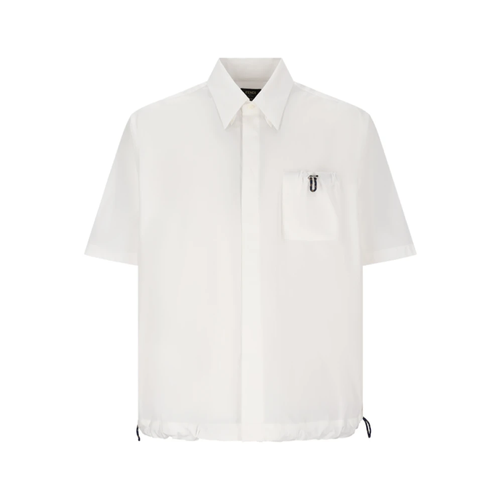 Fendi Hombre Blanco Camisas, Talla: L