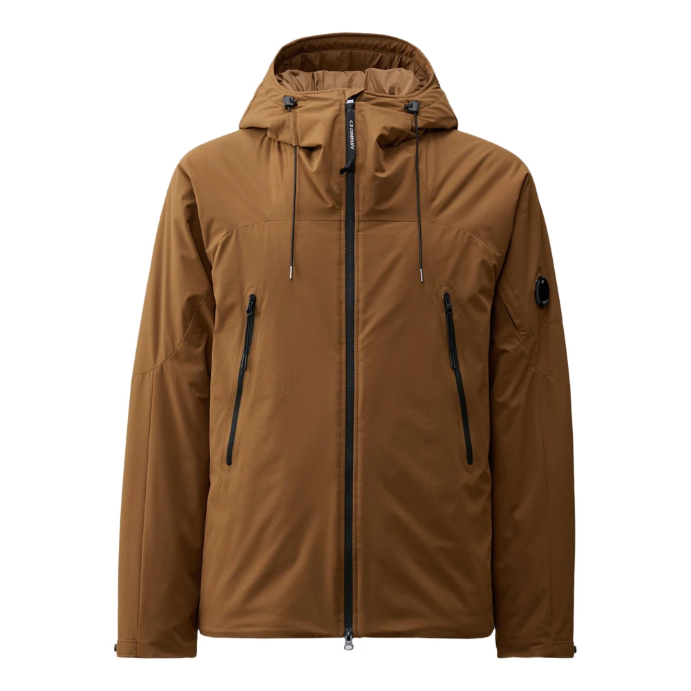 C.P. Company Bruine Pro-Tek Volledige Rits Jas Brown Heren