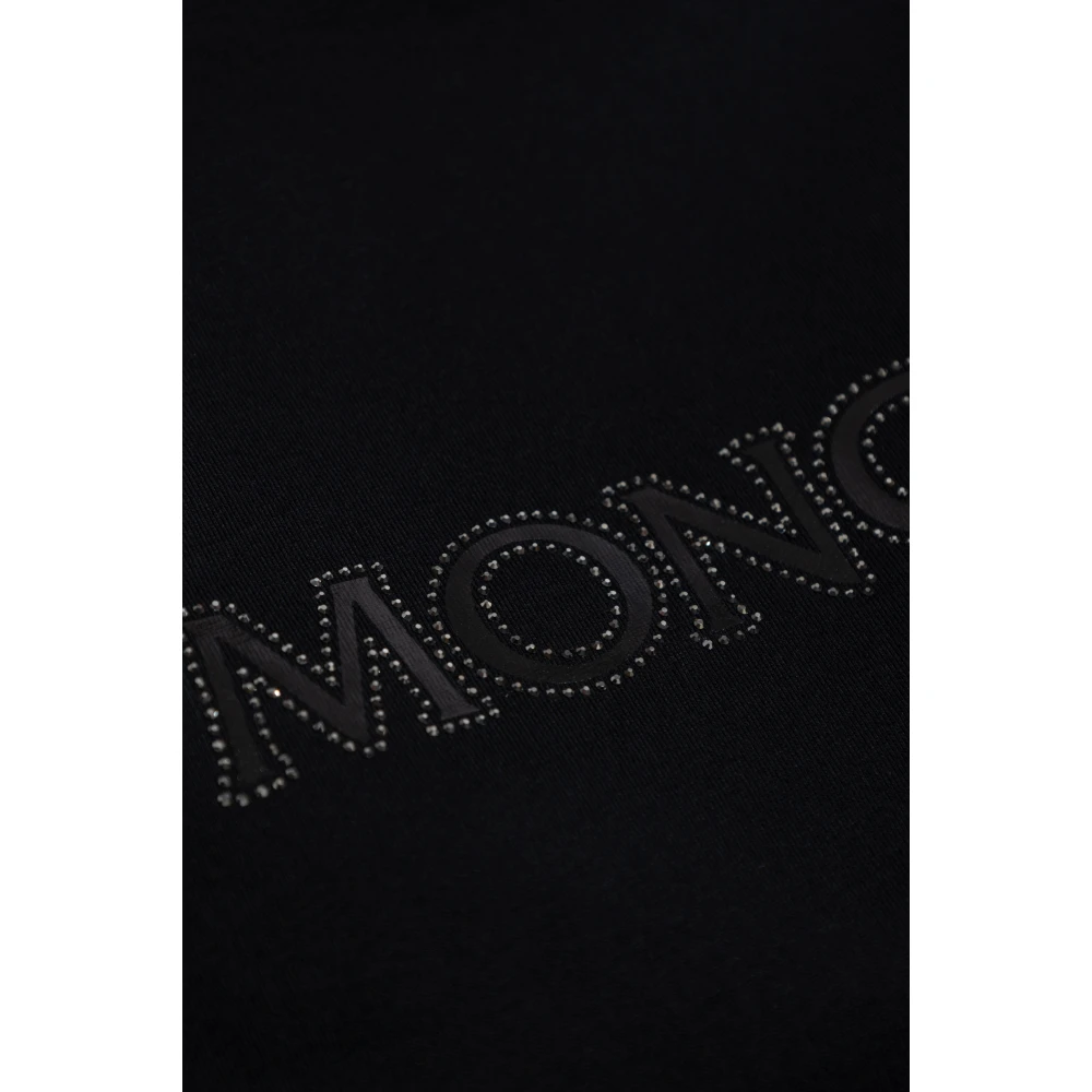 Moncler T-shirt met logo Black Dames