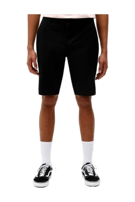 Svarta Slim Fit Bermuda Shorts