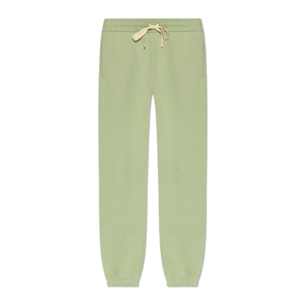 Jil Sander Sweatpants met logo Green Dames