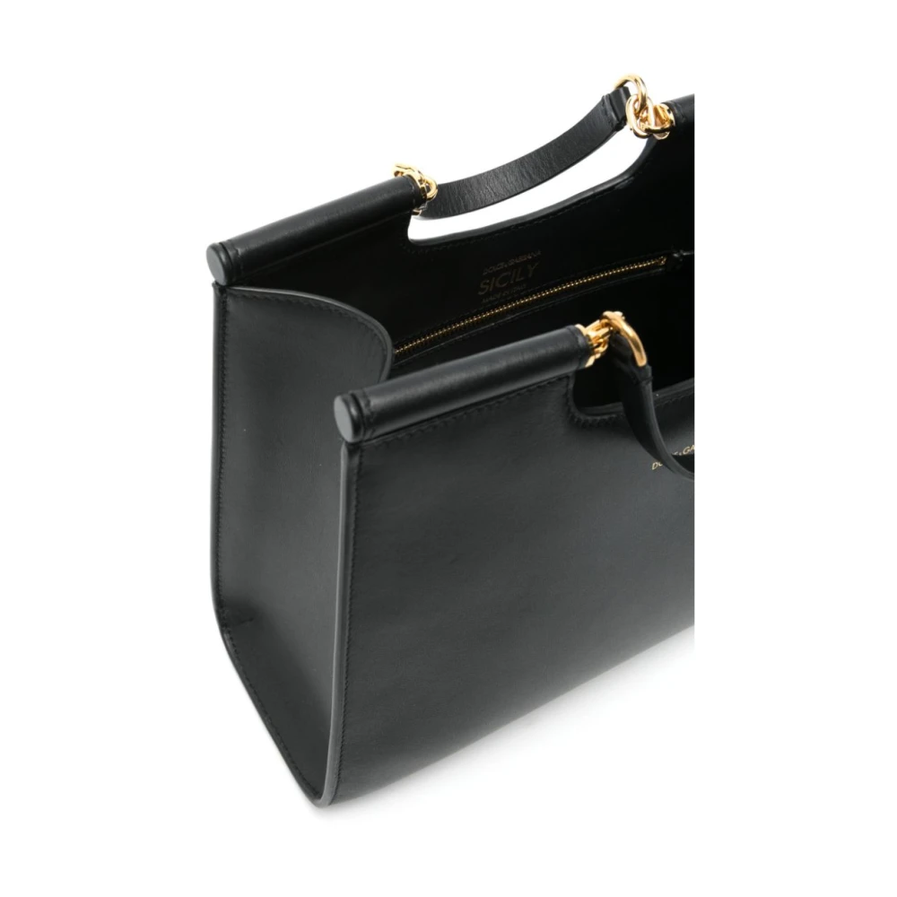 Dolce & Gabbana Zwarte schoudertas voor vrouwen Black Dames