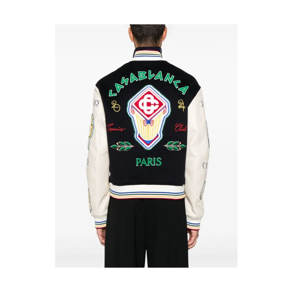 Casablanca Chenille Patchwork Baseball Jack Multicolor Heren