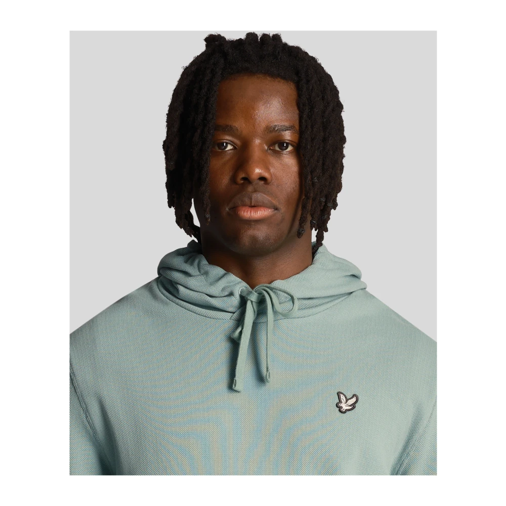Lyle & Scott Nut Loopback Hoodie Green Heren