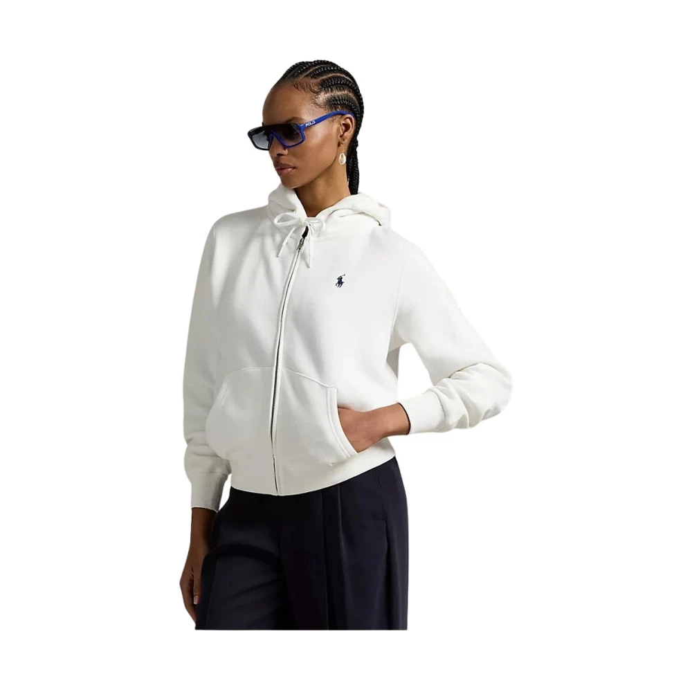 Polo Ralph Lauren Donna Bianco Felpe, L, New,
