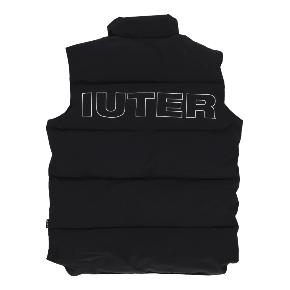 Iuter Puff Vest met Ecodown Vulling Black Heren