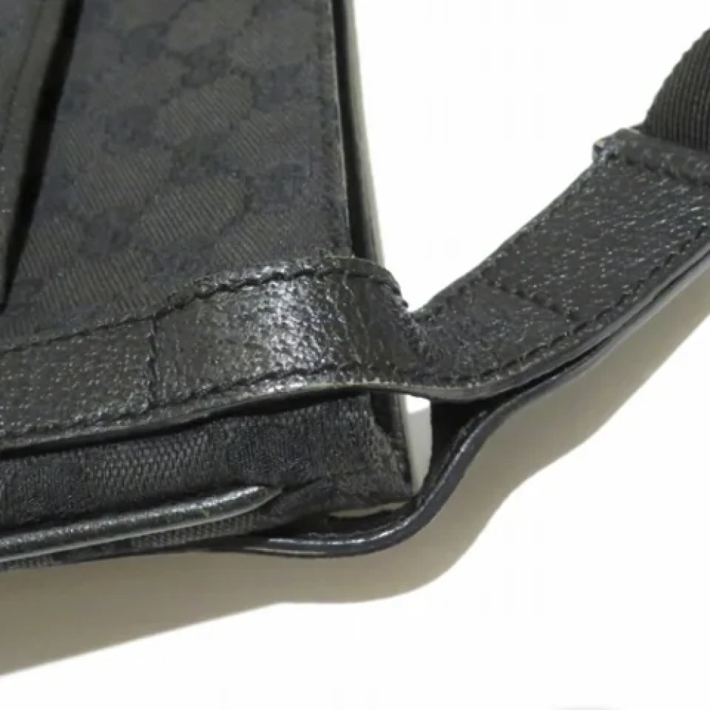 Gucci Vintage Pre-owned Canvas gucci-bags Black Dames
