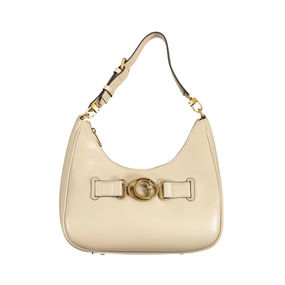 Guess Brun Beige Handväska Med Justerbar Axelrem